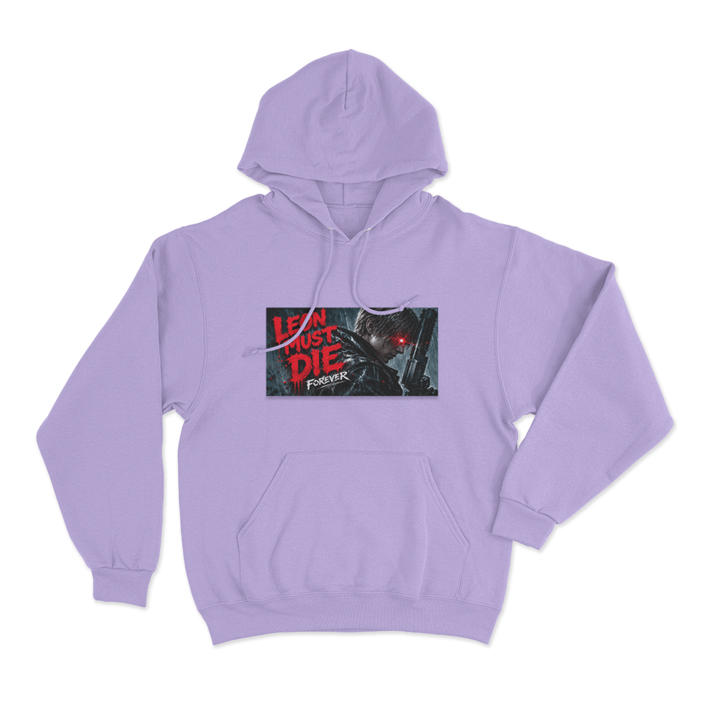 Resident Evil Requiem Leon Must Die Forever Unisex Hoodie Purple Resident Evil Requiem Leon Must Die Forever Unisex Hoodie Purple