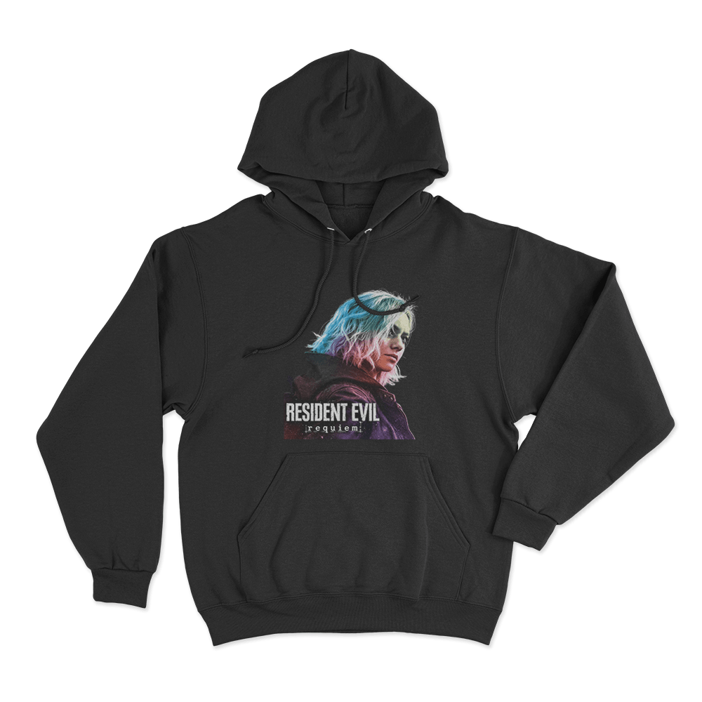 Resident Evil Requiem Unisex Hoodie Black Resident Evil Requiem Unisex Hoodie Black
