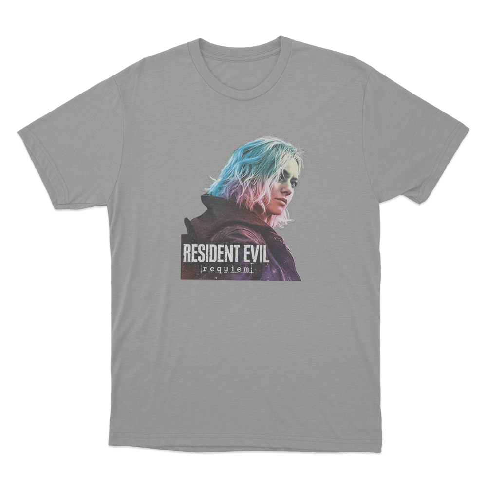 Resident Evil Requiem Unisex T Shirt Grey Resident Evil Requiem Unisex T Shirt Grey