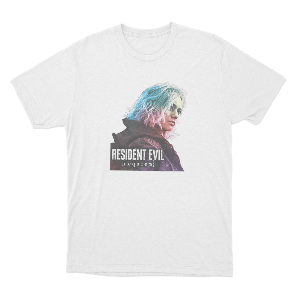 Resident Evil Requiem Unisex T Shirt White Resident Evil Requiem Unisex T Shirt White