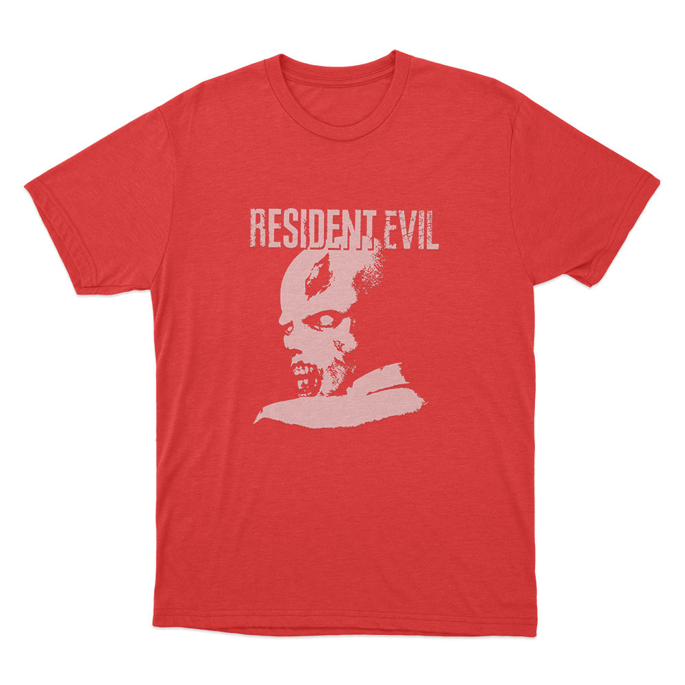 Resident Evil Silhouette Unisex T Shirt Red Resident Evil Silhouette Unisex T Shirt Red