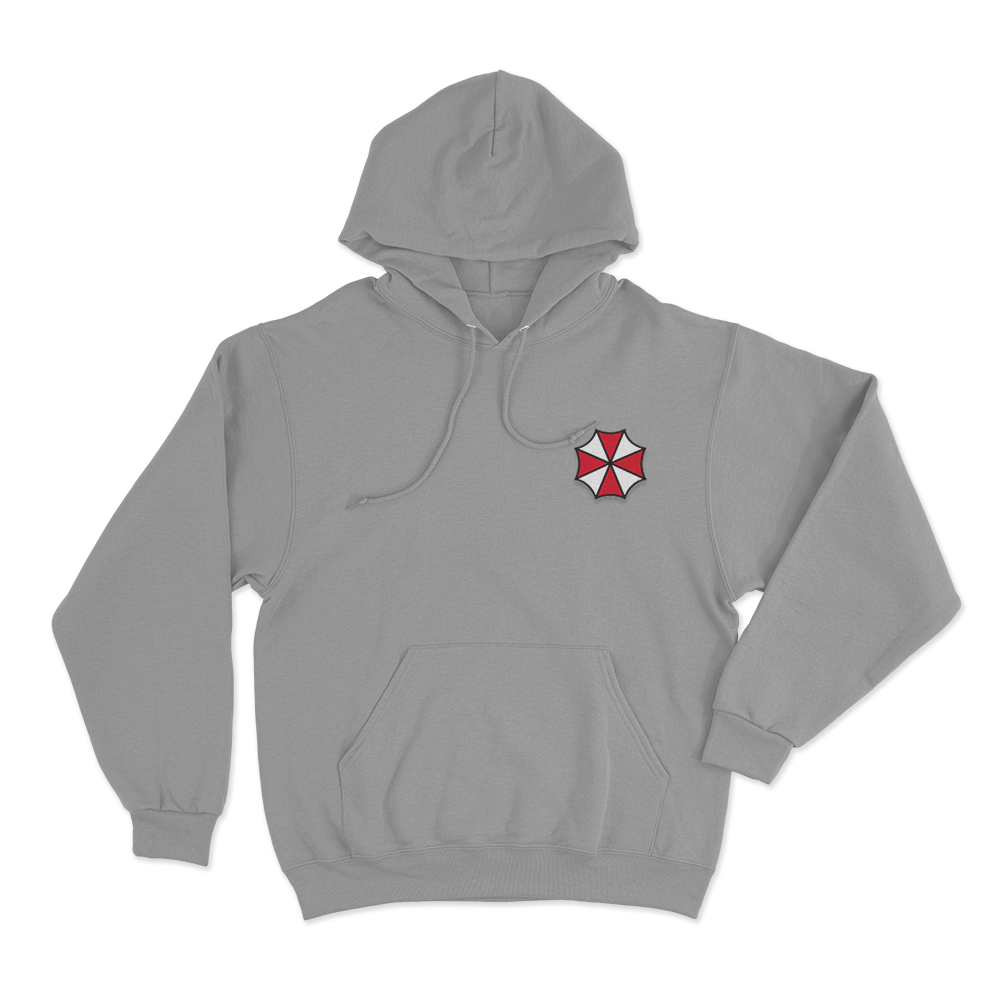 Resident Evil Umbrella Unisex Hoodie Grey Resident Evil Umbrella Unisex Hoodie Grey