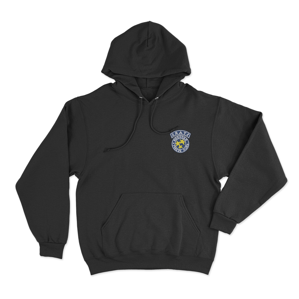 S.T.A.R.S. Raccoon Police Badge Unisex Hoodie Black S.T.A.R.S. Raccoon Police Badge Unisex Hoodie Black
