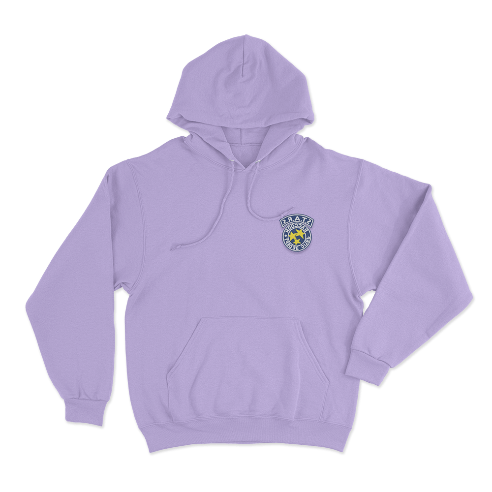 S.T.A.R.S. Raccoon Police Badge Unisex Hoodie Purple S.T.A.R.S. Raccoon Police Badge Unisex Hoodie Purple