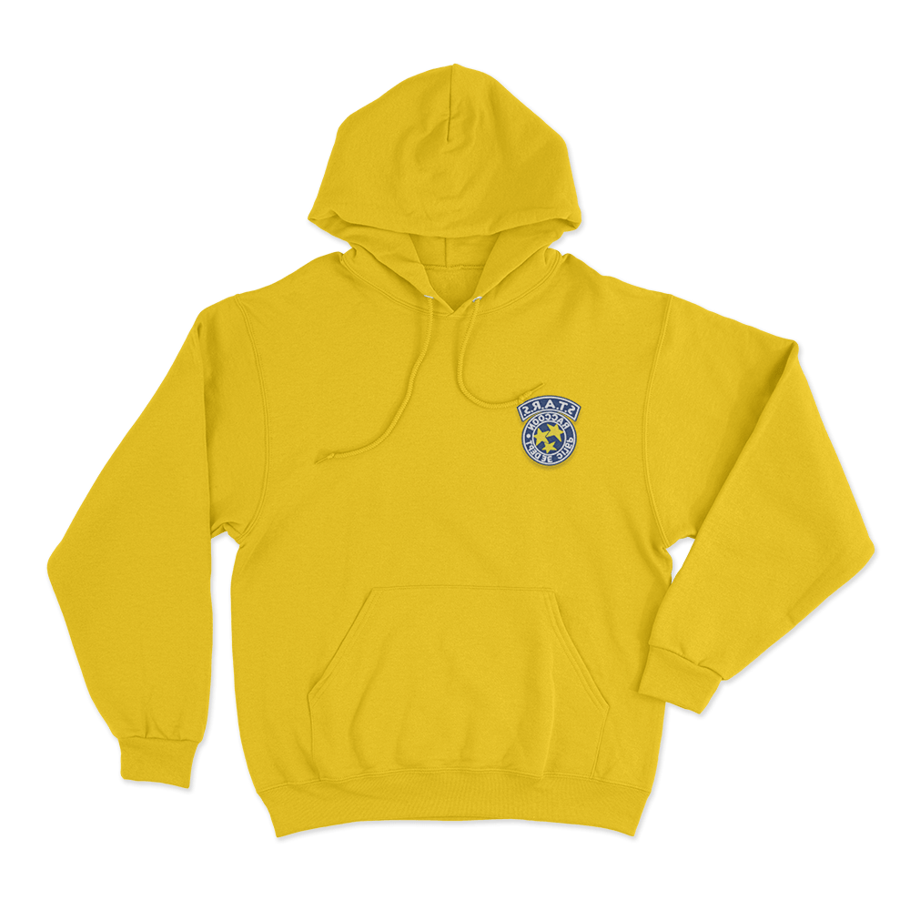 S.T.A.R.S. Raccoon Police Badge Unisex Hoodie Yellow S.T.A.R.S. Raccoon Police Badge Unisex Hoodie Yellow