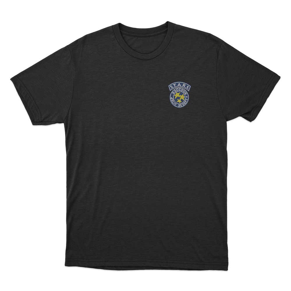 S.T.A.R.S. Raccoon Police Badge Unisex T Shirt Black S.T.A.R.S. Raccoon Police Badge Unisex T Shirt Black