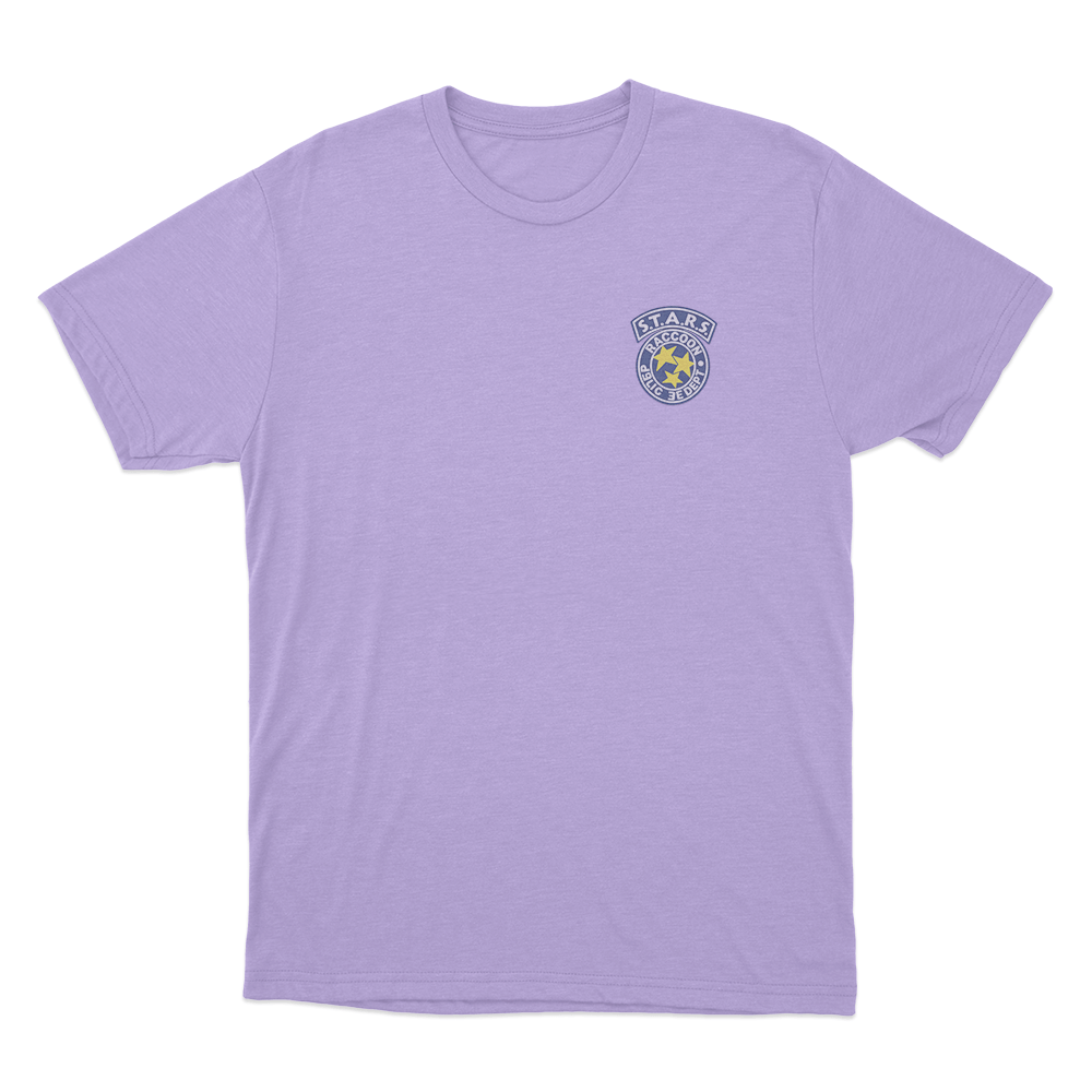 S.T.A.R.S. Raccoon Police Badge Unisex T Shirt Purple S.T.A.R.S. Raccoon Police Badge Unisex T Shirt Purple