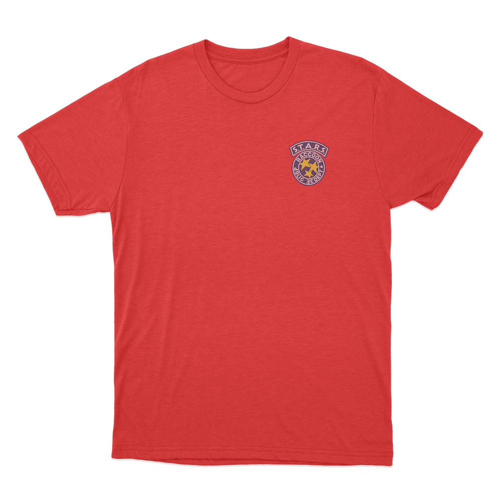 S.T.A.R.S. Raccoon Police Badge Unisex T Shirt Red S.T.A.R.S. Raccoon Police Badge Unisex T Shirt Red